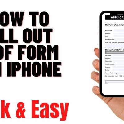 How to fill Out a PDF Form on iPhone